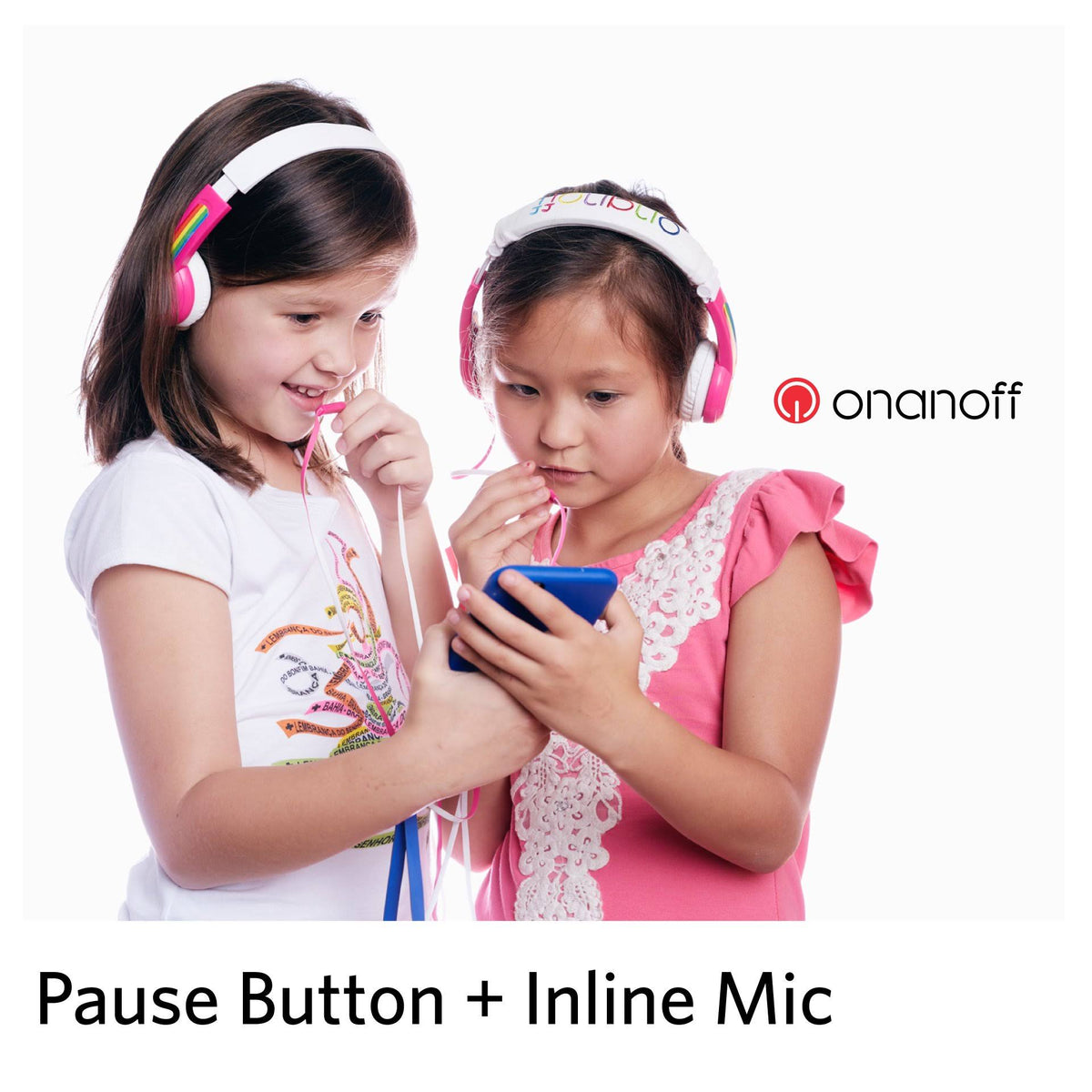 Foldable Volume Limiting Kids Headphones 4-Pack V369547