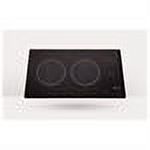 2-Burner 240V Black Touch Control Cooktop J869
