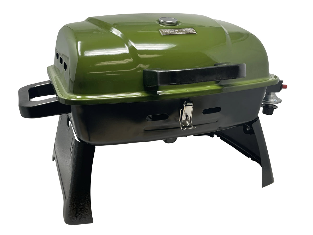 Portable 1 Burner Propane Grill with Interchangeable Griddle Plate I868872