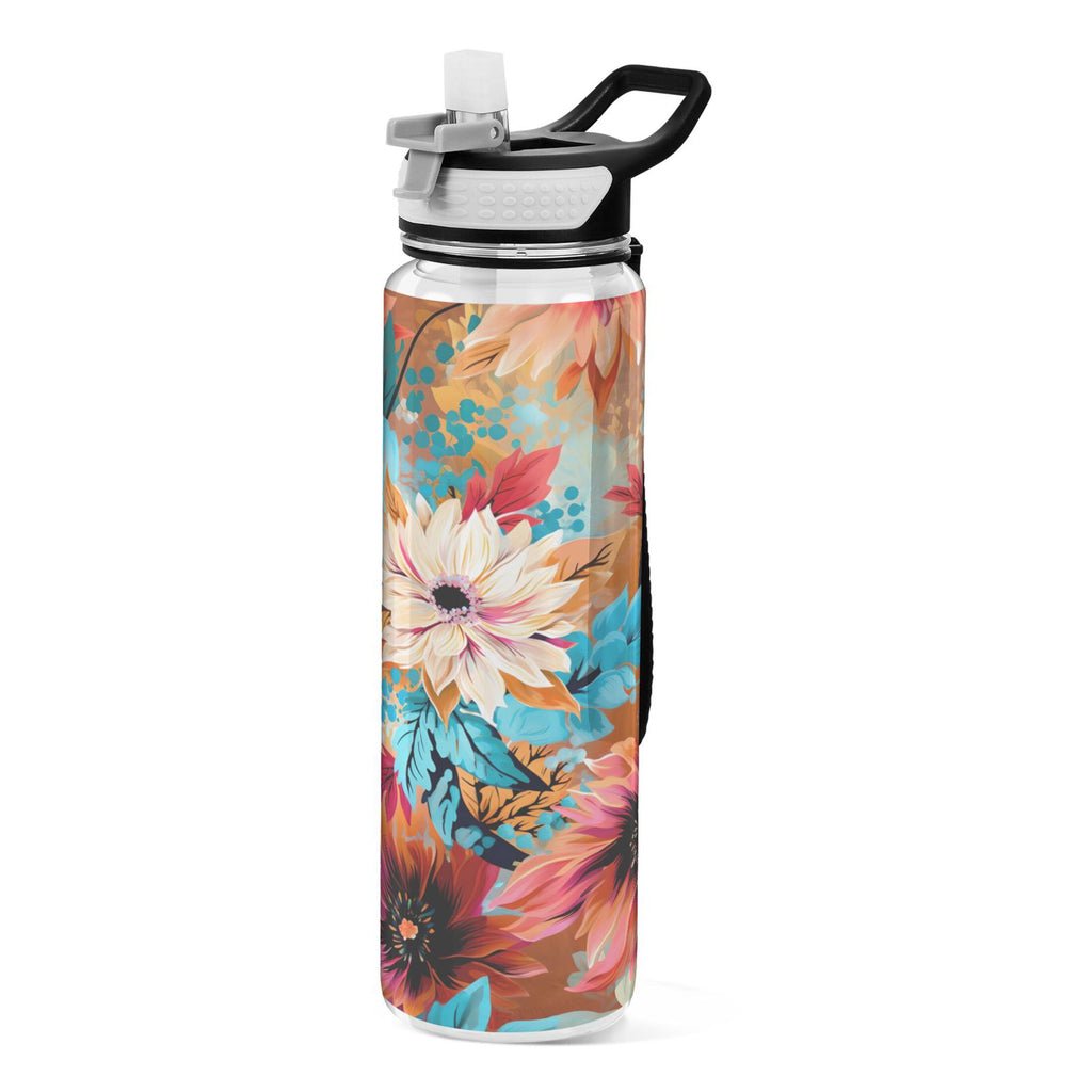 Blue and Pink 32oz Tritan Leakproof Water Bottle with Straw A8144