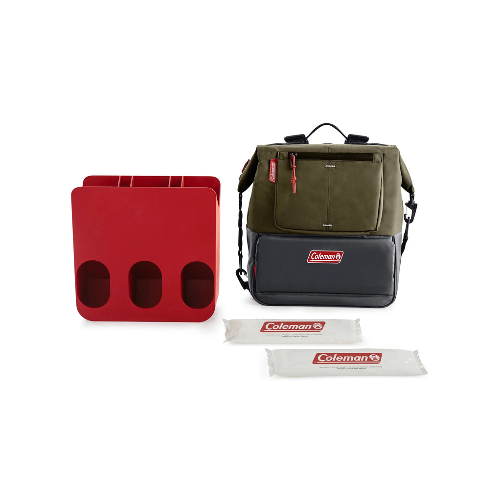 Green 12 Can Soft Sided Cooler F124