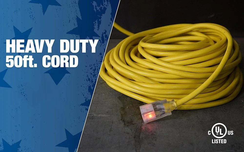 50' Yellow Extension Cord W665300