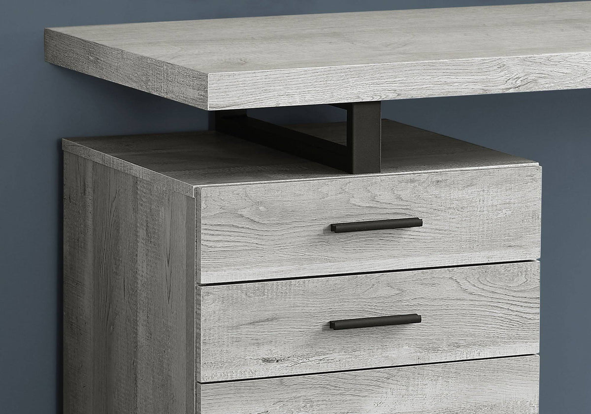 Brown Black Particle Board Metal Computer Desk W293455