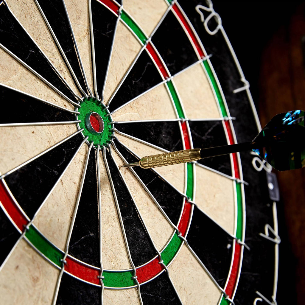 Brown Solid Wood Dartboard Cabinet Set P8530