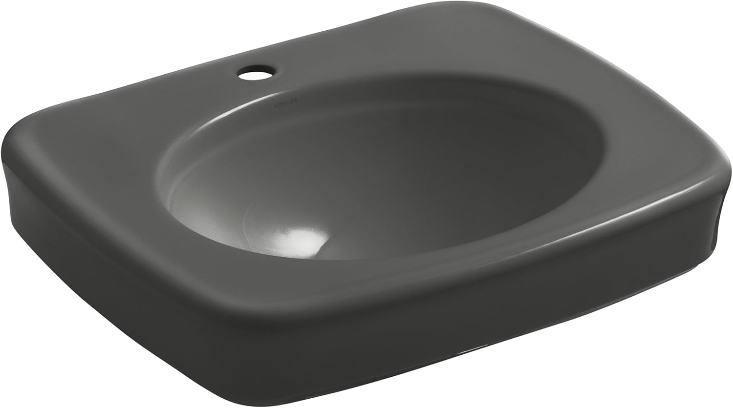 24 Bathroom Sink Basin with Single-Hole Faucet Drilling K17388