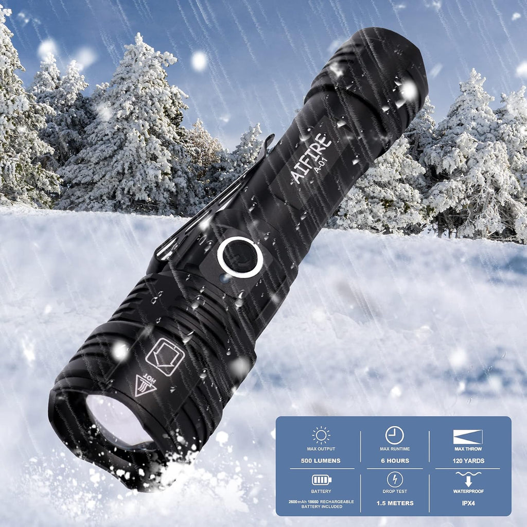 Rechargeable 4 Color in 1 Tactical Flashlight G58464
