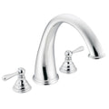 Two Handle High Arc Roman Tub Faucet Chrome D52603