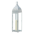 Large Silver Moroccan Style Lantern V532886