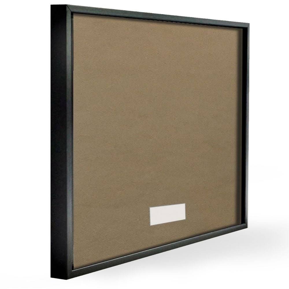Distressed Heart Black Framed Wall Art, 24 x 30, Wood Y622