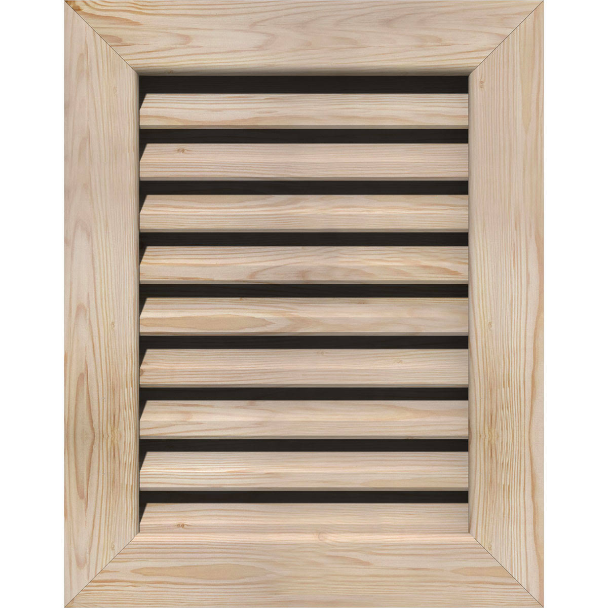 Unfinished Smooth Pine Gable Vent J9252