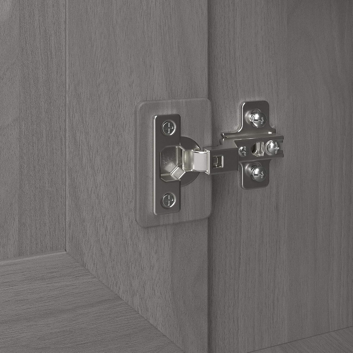 2 Door Low Storage Cabinet in Modern Gray I38553