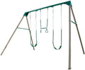 Heavy Duty A-Frame Metal Swing Set Z8389