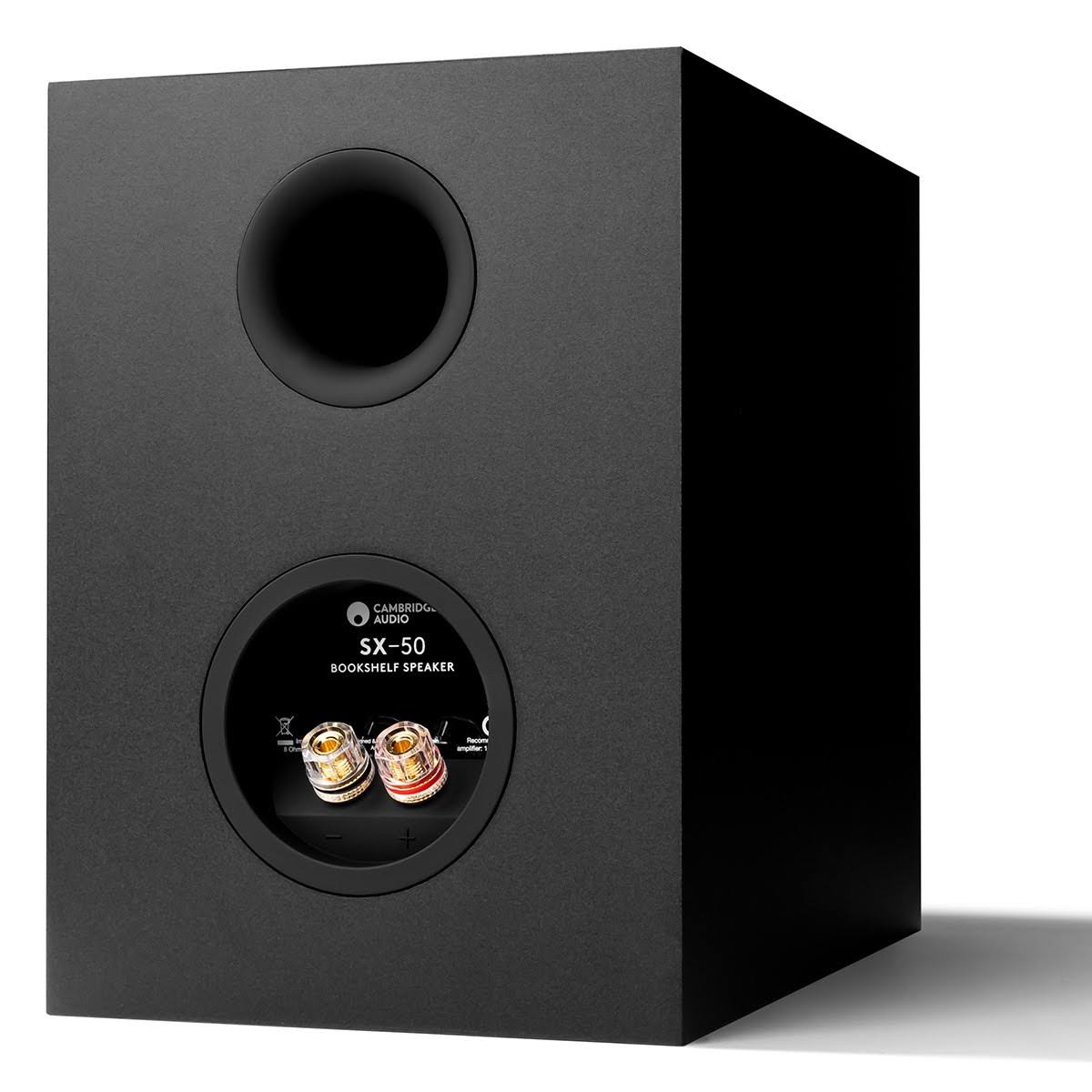 Matte Black Bookshelf Speakers E8318