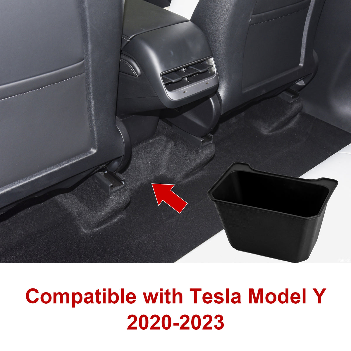 Interior Center Console Storage Box Organizer Trash Can G711