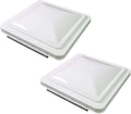 14 White RV Roof Vent Lid Cover 2 Pack B112