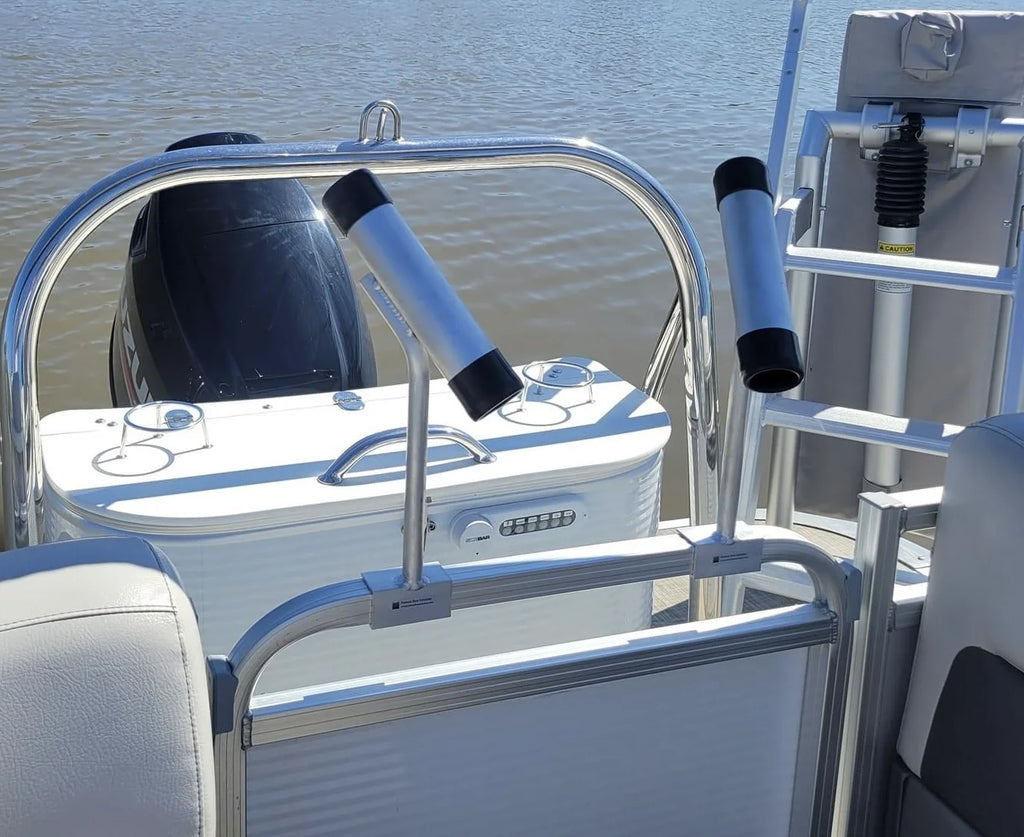 Left Angle Pontoon Boat Fishing Rod Holder L76944