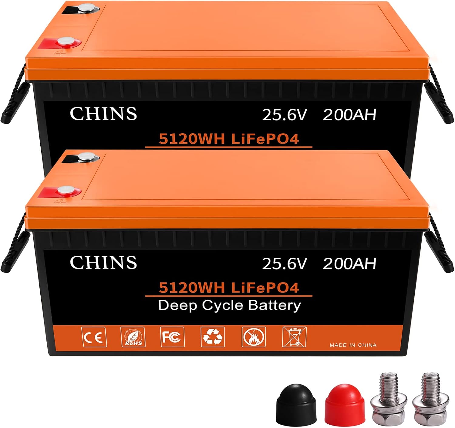12V 100AH LiFePO4 Lithium Battery with Built-in 100A BMS F8291
