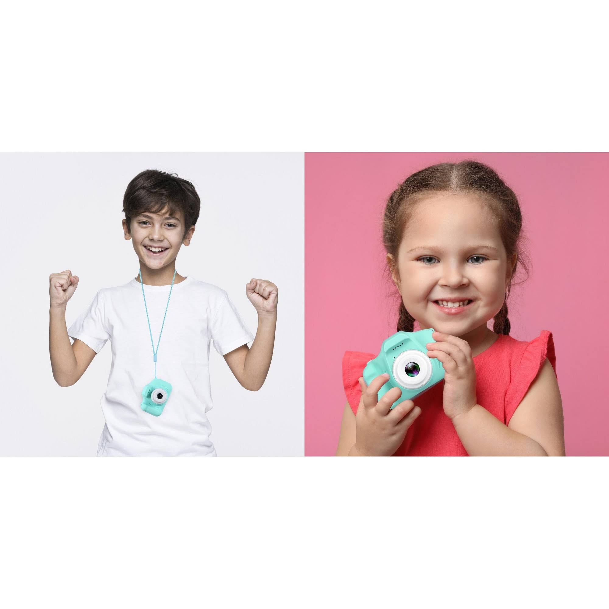 Green 2-Pack 1080p Digital Kids Camera with 32GB SD Card F47943