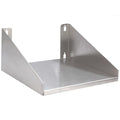Solid Wall Mounted Blender Shelf, 8"W x 8"D, Stainless A629609