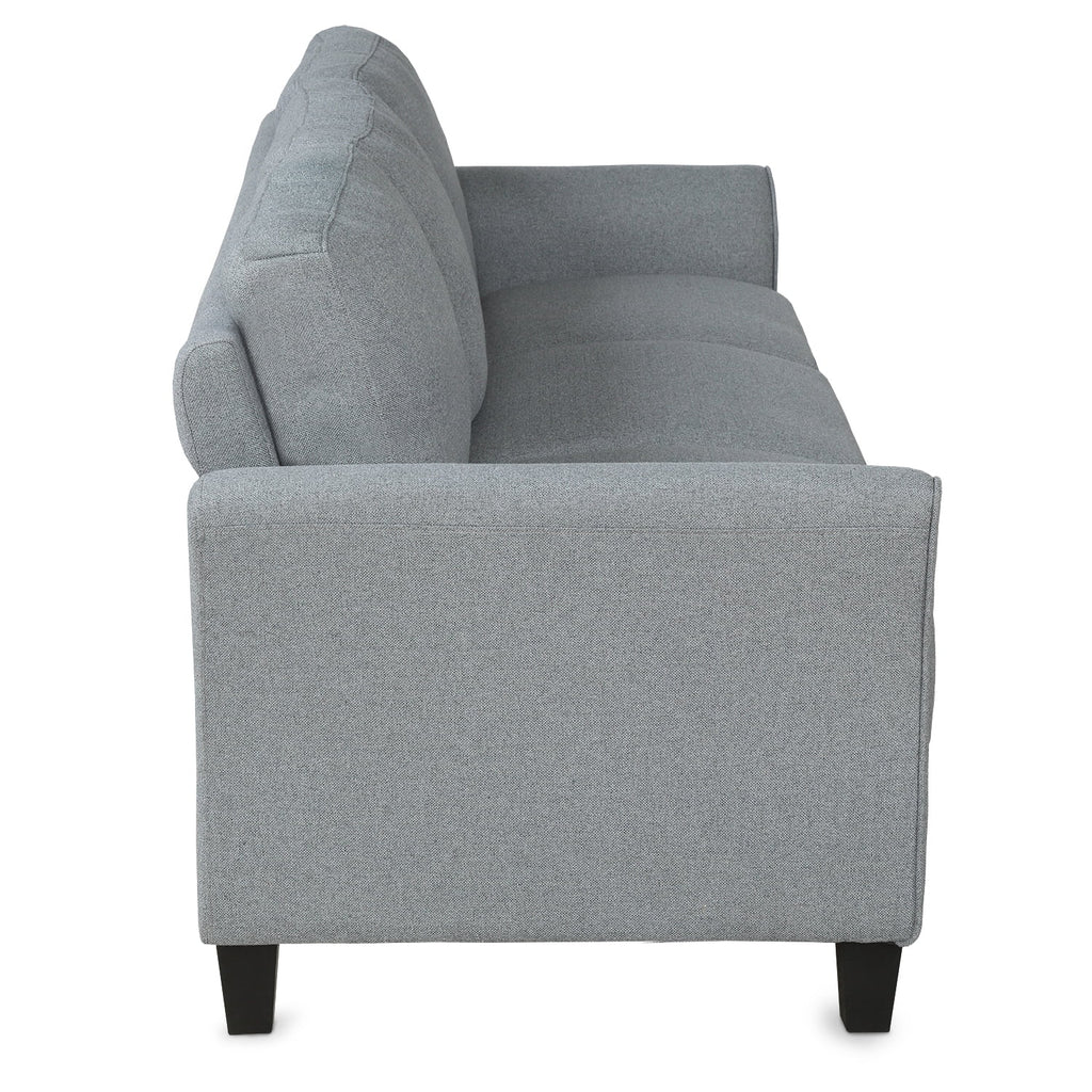 Gray Linen 3-Seat Sofa K449