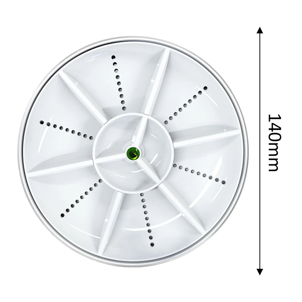 White Mini USB Dishwasher with Bucket L234