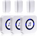 Wireless Door Open Chime with 3 Receiver 3 Magnetic Sensor R206276