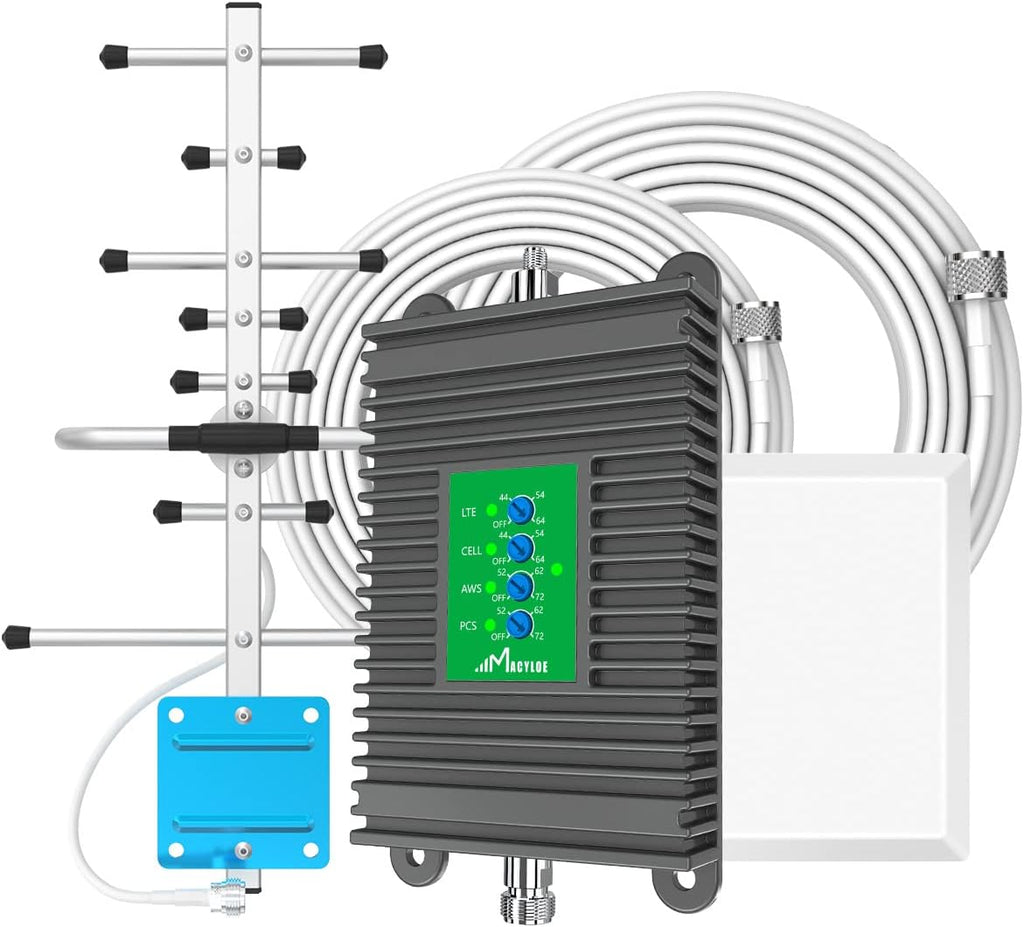 Cell Phone Signal Booster for Home 700/850/1700/1900/2100Mhz GSM 3G/4G/5G CDMA LTE FCC Approved I5487