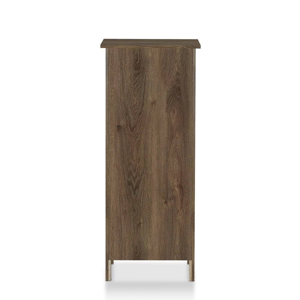 Distressed Walnut 5-Drawer Vertical Chest H6959