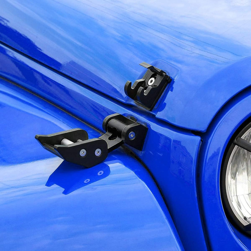 Black Stainless Steel Hood Latch Kit Pack of 2 N811