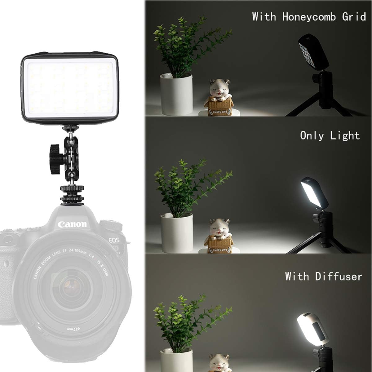 RGB Pocket LED Video Light Pack of 2 H6407