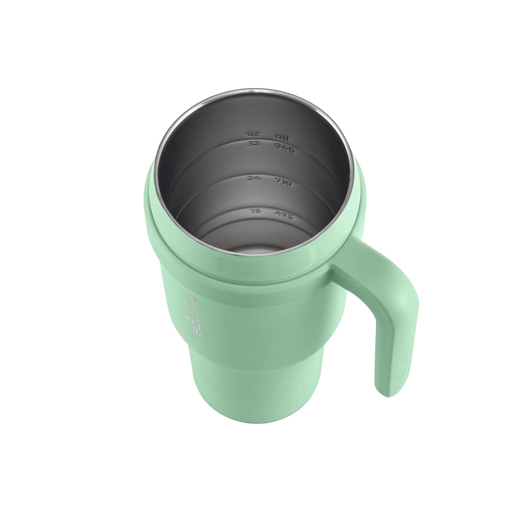 Matcha Opaque Gloss Vacuum Insulated Stainless Steel 40 fl oz. Tumbler Mug with 3 Way Lid P93048