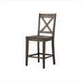 Weathered Russet X-Back Barstool T584