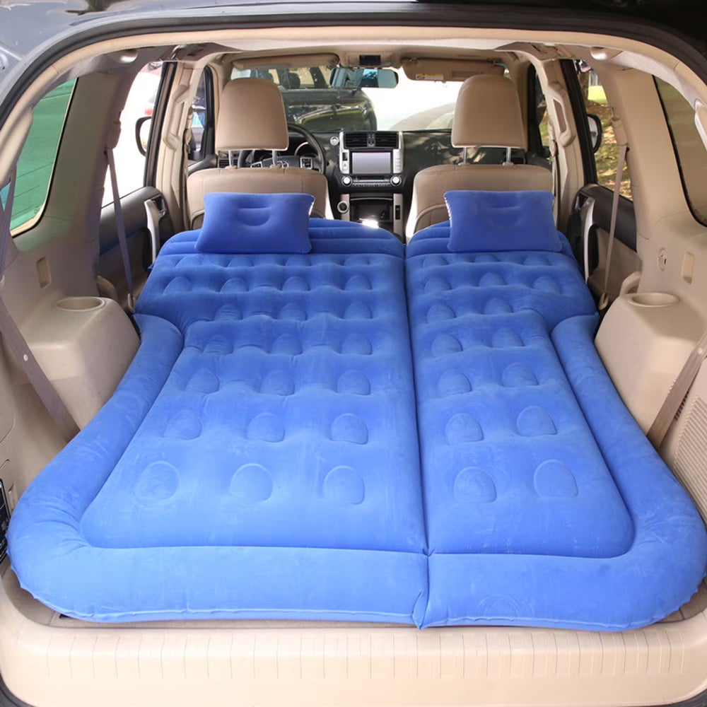 Blue Car Inflatable Bed Air Mattress Camping Mat Y511