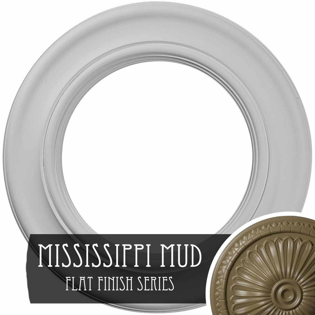 20 7/8 inch x 12 7/8 inch x 1 inch Ceiling Medallion M543