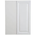 White Blind Wall Corner Cabinet U759