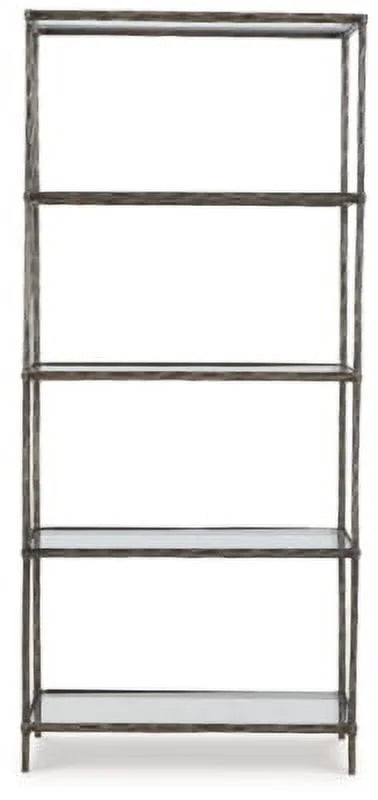 Antique Pewter Finish Bookcase L944