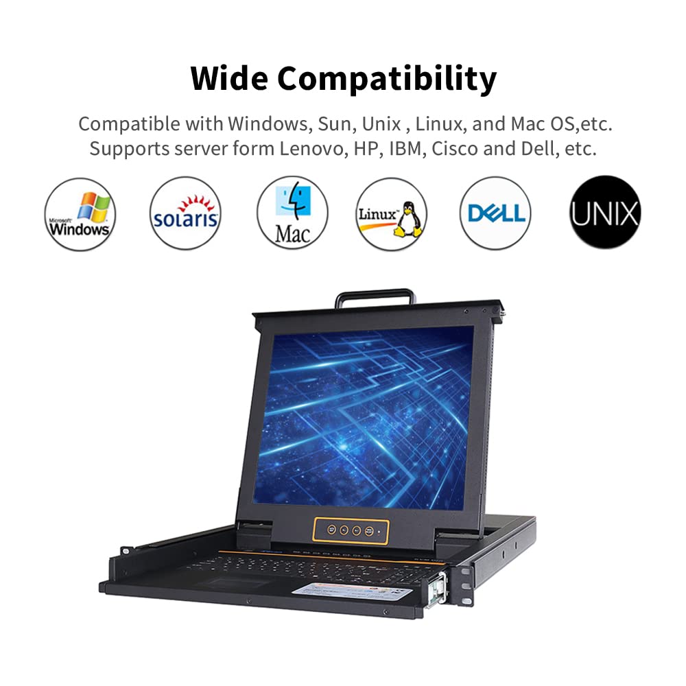 17" LCD Rackmount KVM Console with VGA Switch C352