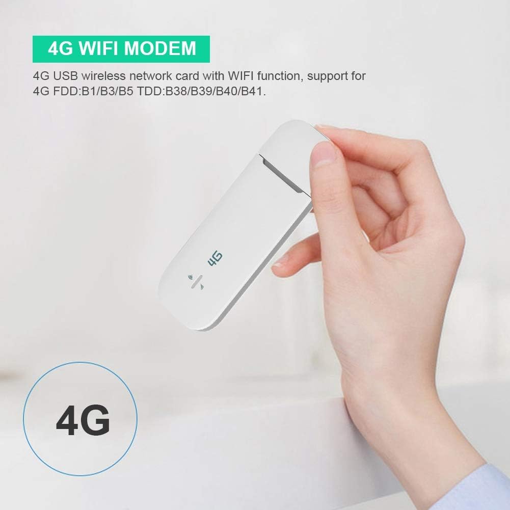 4G LTE USB Modem WiFi Router with SIM Card Slot Pack of 2 J4639