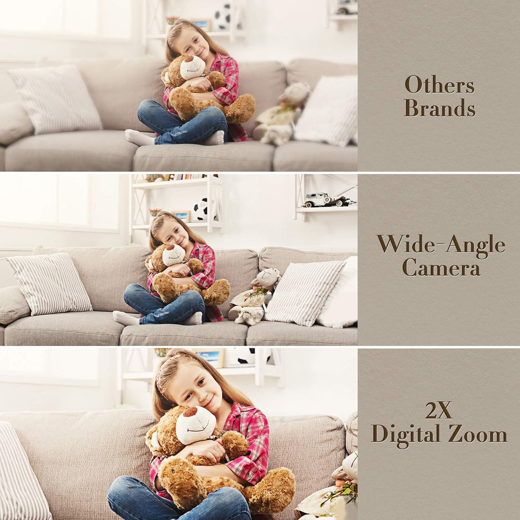 4.3 1080P HD Split-Screen Video Baby Monitor with 2 Cameras M600162