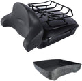 10.7" Tour Pack Trunk with Backrest Pad Mounting Rack D648
