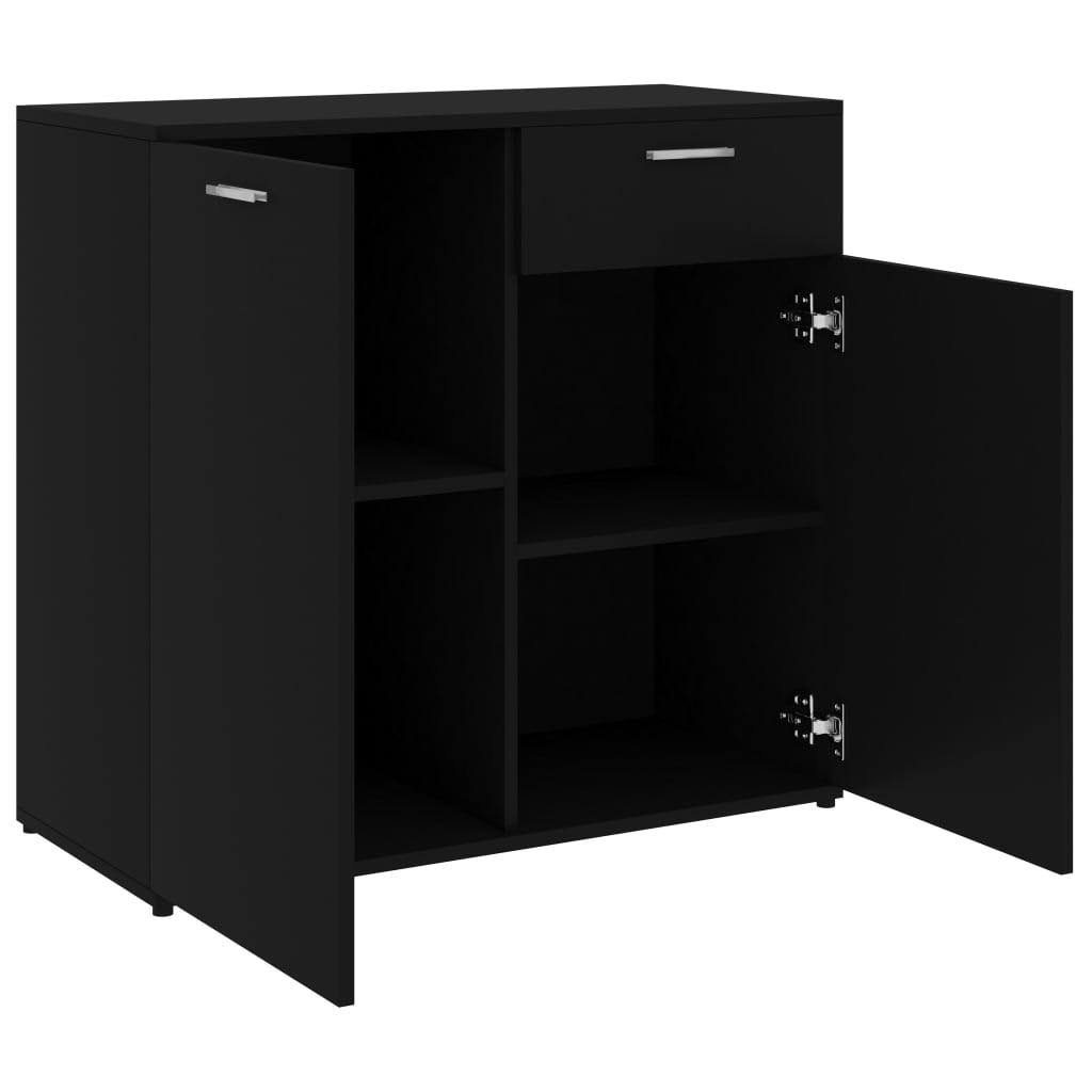 Sideboard Black Chipboard E218