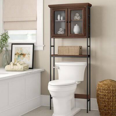 Solid Wood Over The Toilet Storage Q94528