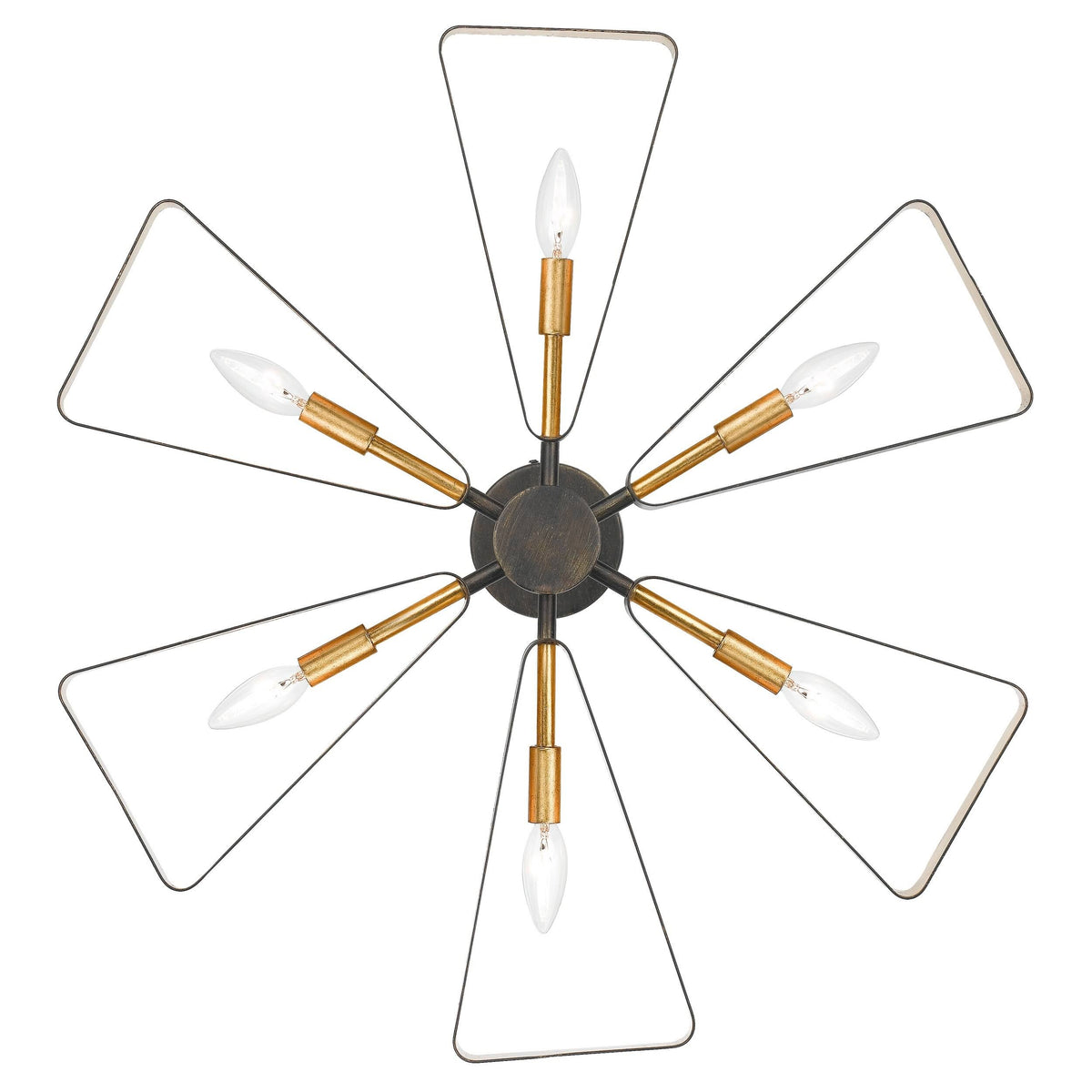 Bronze Gold 6-Light Sconce W37207