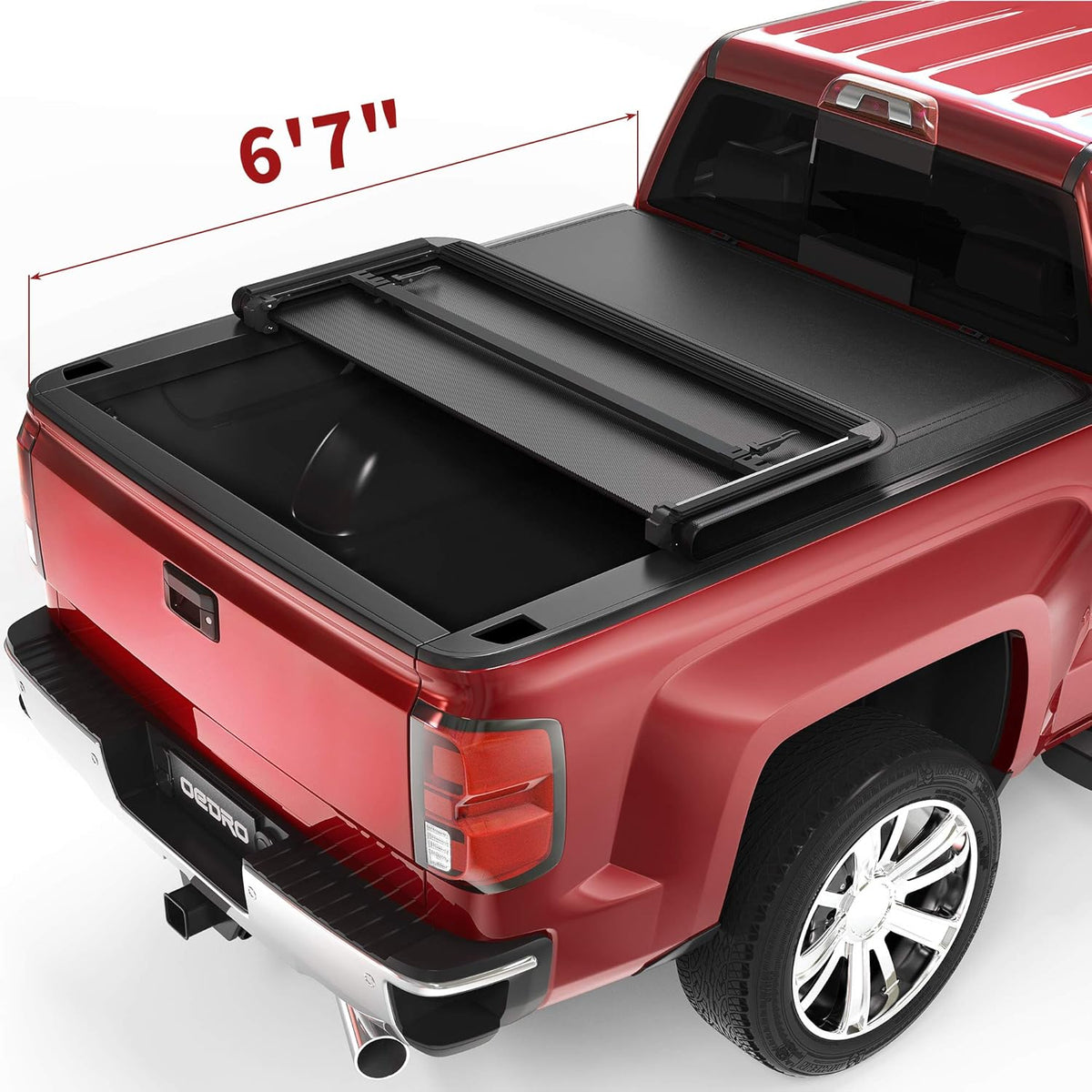 Hard Trifold Truck Bed Tonneau Cover for 6.6 Feet Bed X34952