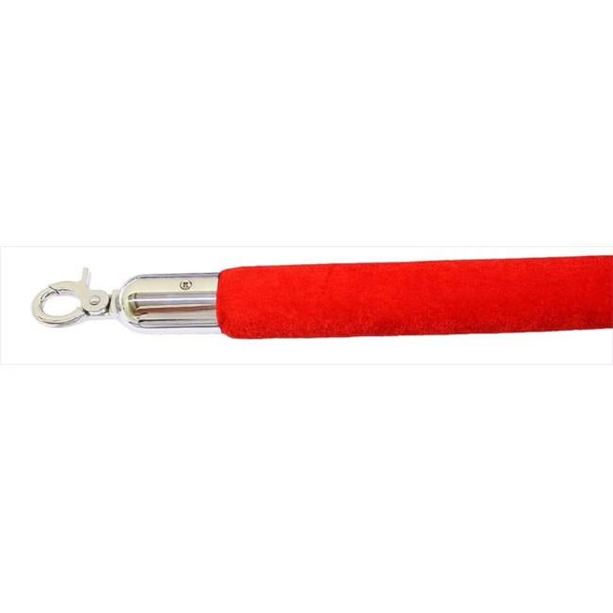 Red Velour Rope with Hook Q201046