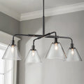 4-Light Dimmable Industrial Chandelier R326340