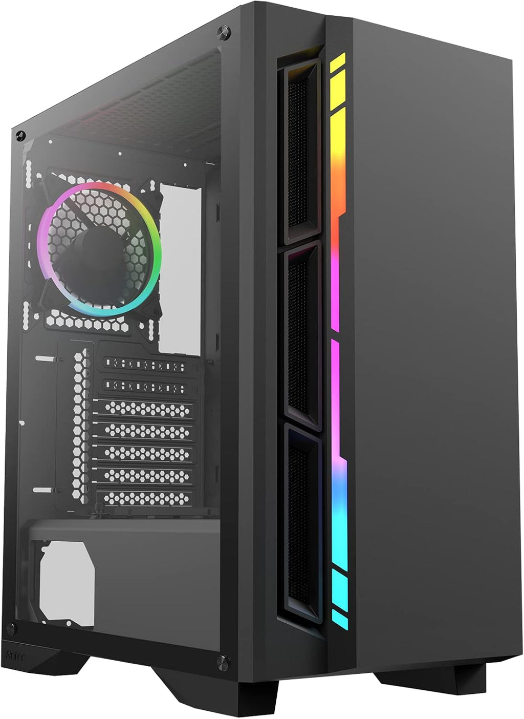 Mid-Tower ATX Gaming Case with Tempered Glass Side Panel C66230