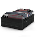 4-Drawer Captain's Bed, Black Onyx, Full H828914