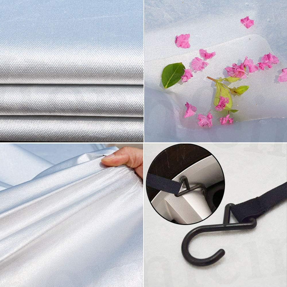 Half Car Cover with Cotton Waterproof Dustproof UV Resistant Snowproof Universal M310