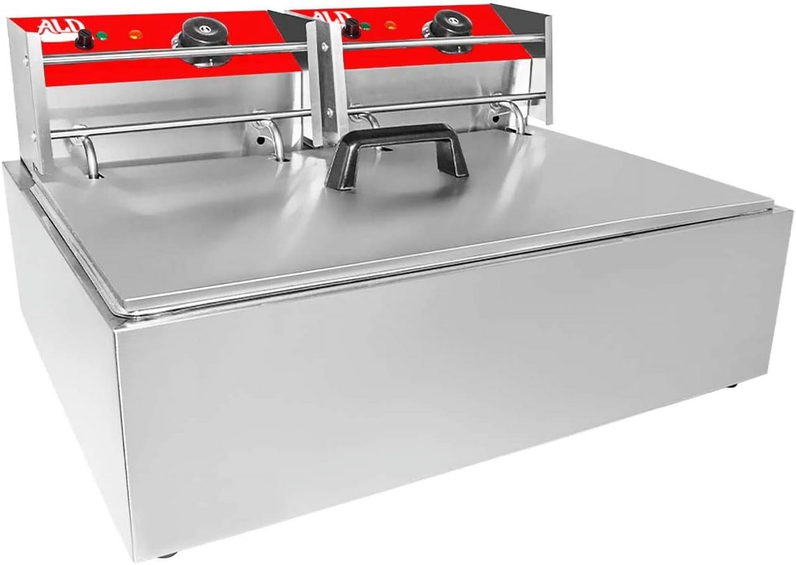 2-Basket Stainless Steel Deep Fryer A63198